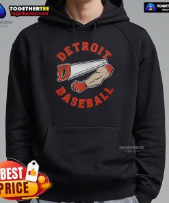Top Detroit Tigers baseball bone saw hoodie featuring vibrant team colors and logo, perfect for fans.