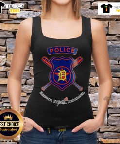 Top Detroit Tigers National Police Week Night 2025 baseball tank top featuring vibrant team colors and logo design.