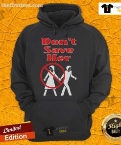 Top Don't Save Her Project Pat T6M Hoodie in black featuring stylish design and comfortable fit for casual wear.