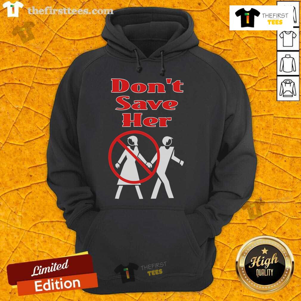 Top Don'T Save Her Project Pat T6M Hoodie Top Don't Save Her Project Pat T6M Hoodie in black featuring stylish design and comfortable fit for casual wear.