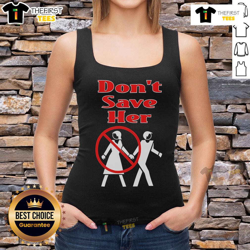 Top Don'T Save Her Project Pat T6M Tank Top Project Pat T6M tank top featuring 'Top Don't Save Her' design, perfect for casual streetwear and hip hop style.