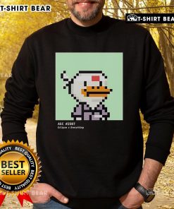 Alt Text: Top Duck ASC 2507 Eclipse X Everything Pixel Sweatshirt in vibrant colors, perfect for casual wear and style.