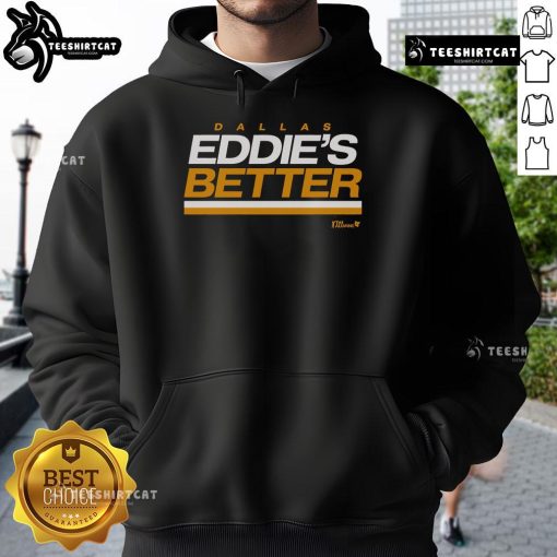 Top Eddie Belfour Eddies Better Hoodie featuring a stylish design for hockey fans and collectors.