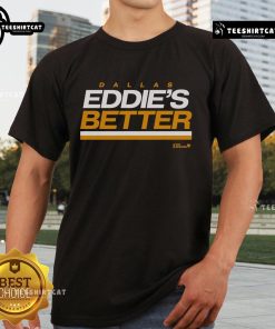 Top Eddie Belfour Eddie's Better T-Shirt featuring a graphic design of the legendary goalie for fans and collectors.