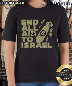 Top-End All Aid To Israel Ladies Tee featuring a stylish design celebrating support for Israel, perfect for casual wear.