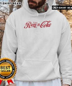 Stylish Top Enjoy Rum and Coke hoodie, perfect for casual outings and showcasing your love for this classic drink.