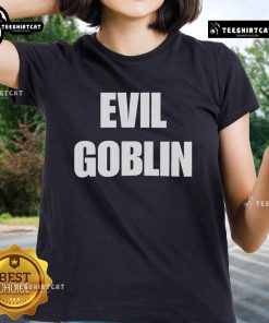 Stylish Top Evil Goblin Ladies Tee featuring a vibrant goblin graphic, perfect for fantasy and cosplay enthusiasts.