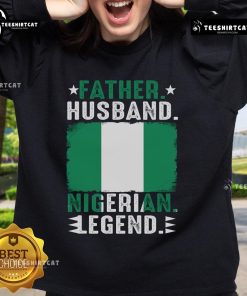 Top Father Husband Nigeria Father's Day Proud Dad Family Lover Sweatshirt in vibrant colors, perfect gift for dads.