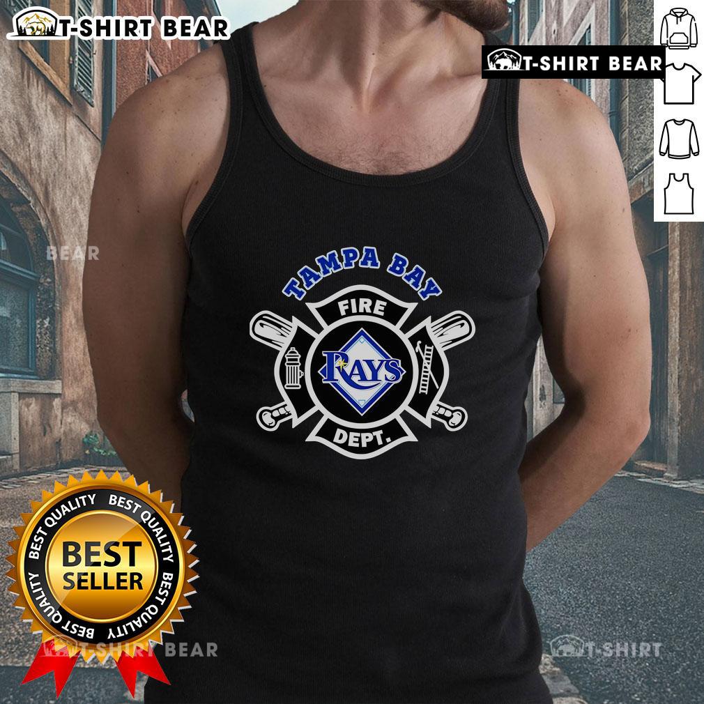 Top Fire Dept Tampa Bay Rays Baseball Tank Top Top Fire Dept Tampa Bay Rays baseball tank top featuring vibrant team colors and logo, perfect for fans and summer wear.