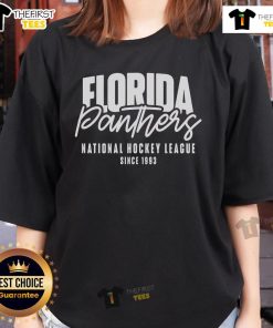Top Florida Panthers National Hockey League since 1993 ladies tee featuring team logo and stylish design for fans.