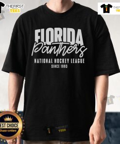 Florida Panthers NHL T-shirt since 1993, featuring team logo and vibrant colors, perfect for fans of the hockey team.