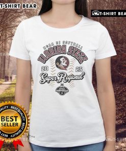 Top Florida State Seminoles NCAA DI Softball Super Regional Championship 2025 Ladies Tee showcasing team spirit and style.