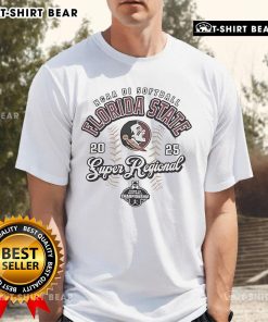 Top Florida State Seminoles NCAA DI Softball Super Regional Championship 2025 T-Shirt featuring team logo and vibrant colors.