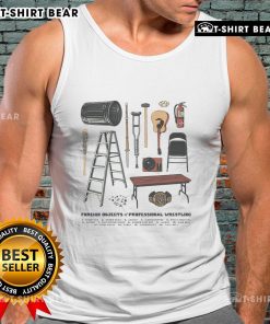 Stylish tank top featuring top foreign objects of professional wrestling design, perfect for wrestling fans and enthusiasts.