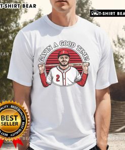 Top Gavin A Good Time Gavin Lux T-Shirt featuring vibrant design, perfect for fans of the baseball star Gavin Lux.