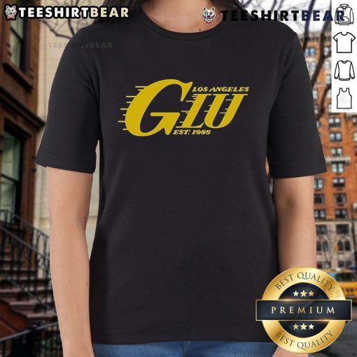 Los Angeles Lakers Est. 1985 ladies tee featuring bold team graphics, perfect for fans and casual wear.