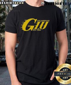 Alt Text: Top Glu Los Angeles Lakers Est 1985 T-Shirt featuring bold team graphics and vibrant colors for Lakers fans.