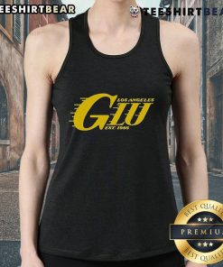 Top Glu Los Angeles Lakers Est 1985 tank top featuring team colors and logo, perfect for Lakers fans and summer wear.