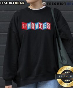 Cozy 'Top Go To The Movies Sweatshirt' featuring a fun movie-themed graphic, perfect for film lovers and casual outings.