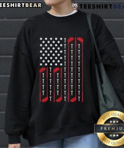 Top Golf American Flag Sweatshirt featuring a stylish design, perfect for golf enthusiasts and patriotic fans.
