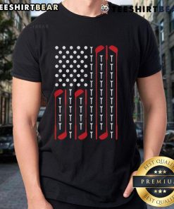 Top Golf American Flag T-Shirt featuring a vibrant flag design, perfect for golf enthusiasts and patriotic style.
