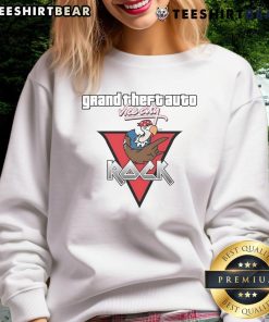 Top Grand Theft Auto Vice City Rock sweatshirt featuring a vibrant design inspired by the iconic video game.