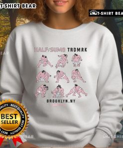 Top Half Sumo Heya Brooklyn NY sweatshirt featuring a bold design, perfect for fans of sumo wrestling and streetwear.