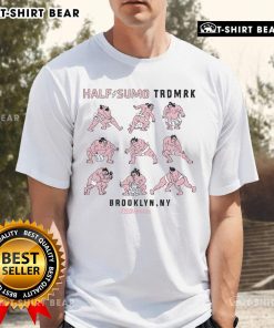 Top Half Sumo Heya Brooklyn NY T-Shirt featuring bold graphics and vibrant colors, perfect for sumo wrestling fans.