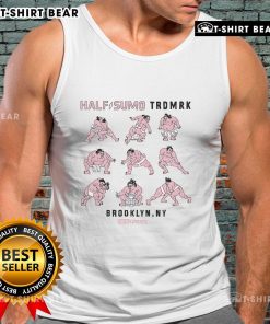 Top Half Sumo Heya Brooklyn NY tank top featuring a bold design and vibrant colors, perfect for casual wear.