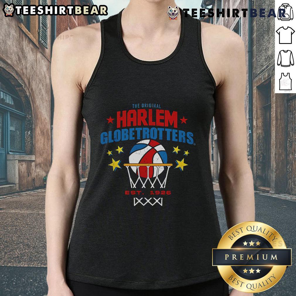 Top Harlem Globetrotters Nothing But Net Est 1926 Tank Top Harlem Globetrotters Nothing But Net tank top, established 1926, showcasing vibrant design and sports heritage.