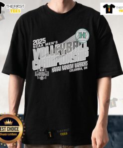Top Hawaii Warriors 2025 NCAA Men's Volleyball Championship T-Shirt featuring team colors and logo, perfect for fans.