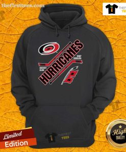 Top Hurricanes Force Black Officially Licensed Hockey Hoodie for fans, featuring team logo and stylish design.
