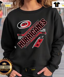 Top Hurricanes Force black officially licensed hockey sweatshirt featuring team logo and stylish design for fans.