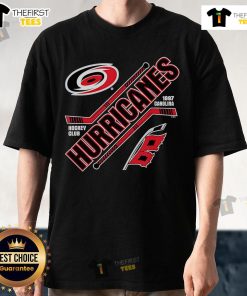 Top Hurricanes Force Black Officially Licensed Hockey T-Shirt featuring team logo and stylish design for fans.