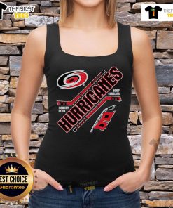 Top Hurricanes Force Black Officially Licensed Hockey Tank Top featuring team logo and stylish design for fans.