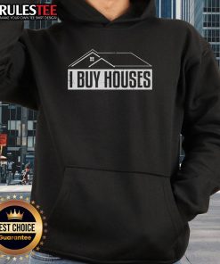 Top I Buy House Real Estate Investor Hoodie in black, ideal for real estate enthusiasts and investors.