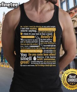 Trendy 'I Can't Hear Anything You're Saying' tank top in vibrant colors, perfect for casual outings and making a statement.