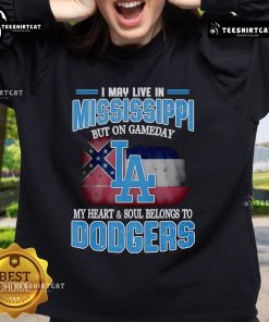 Cozy Dodgers sweatshirt showcasing team spirit for fans in Mississippi on game day, perfect for cheering on the Dodgers.