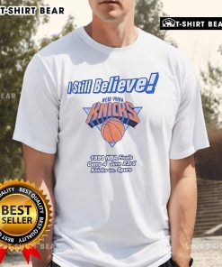 Top I Still Believe New York Knicks 1999 NBA Finals Game 4 T-Shirt featuring Knicks vs Spurs design.