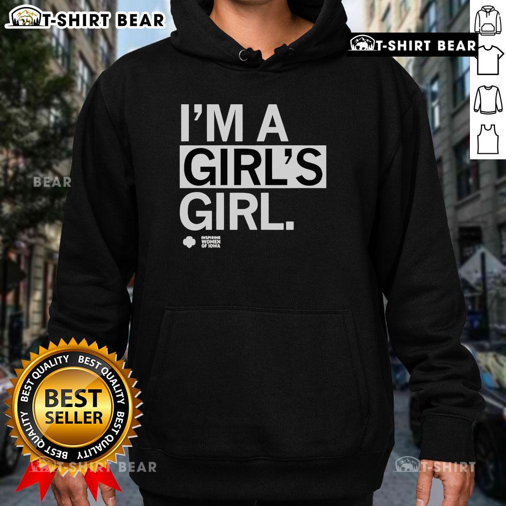 Top I'M A Girl'S Girl Hoodie Stylish Top-Im-A-Girls-Girl Hoodie in vibrant colors, perfect for trendy girls looking for comfort and fashion.