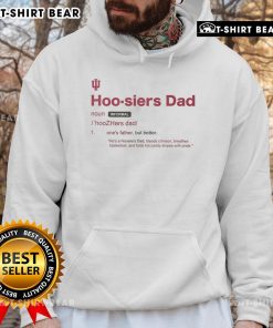 Top Indiana Hoosiers Dad Definition Hoodie showcasing a stylish design perfect for proud Hoosiers fans and fathers.