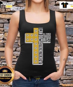 Indiana Pacers tank top featuring 'I Can Do All Things Through Christ' inspirational design for fans and athletes.