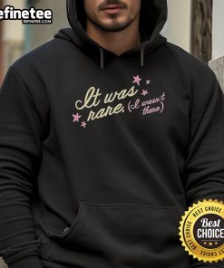 Top It Was Rare I Wasn't There Tess X Foolery hoodie featuring a stylish design and vibrant colors perfect for casual wear.