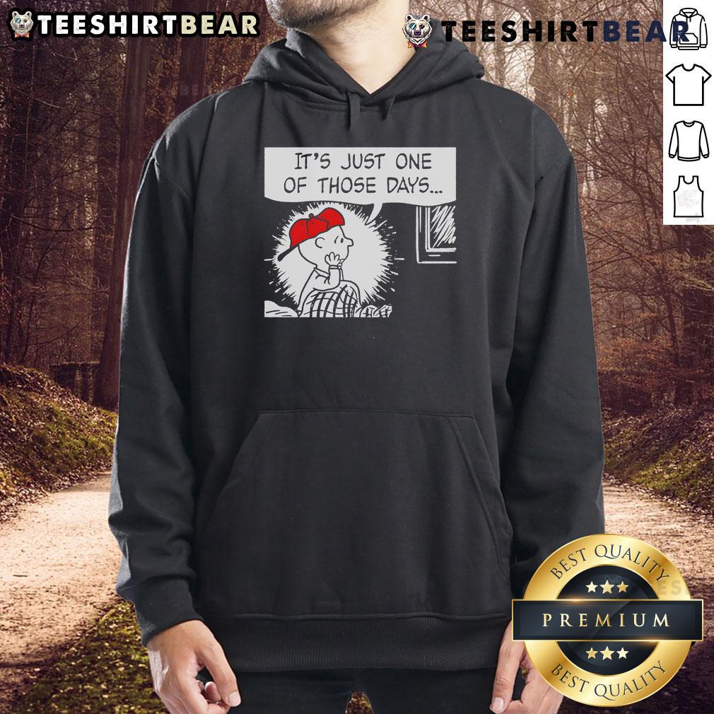 Top It'S Just One Of Those Days Snoopy Peanuts Hoodie Cozy Snoopy Peanuts hoodie featuring 'Top, It's Just One of Those Days' design, perfect for casual wear and fan apparel.