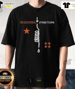 Top Joe Strummer and The Mescaleros Streetcore T-Shirt featuring iconic design and vibrant colors, perfect for fans.