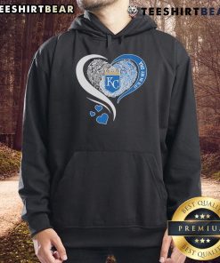 Top Kansas City Royals 'It's In My DNA' Heart Hoodie design featuring team colors and logo for passionate fans.