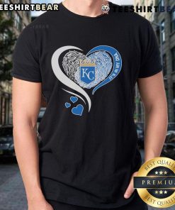 Top Kansas City Royals 'It's In My DNA' heart t-shirt design featuring team colors and logo, perfect for fans.