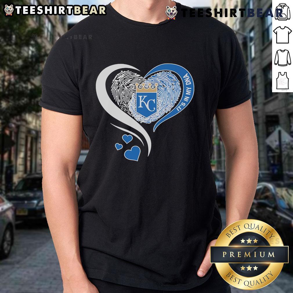 Top Kansas City Royals It'S In My Dna Heart T Shirt Top Kansas City Royals 'It's In My DNA' heart t-shirt design featuring team colors and logo, perfect for fans.