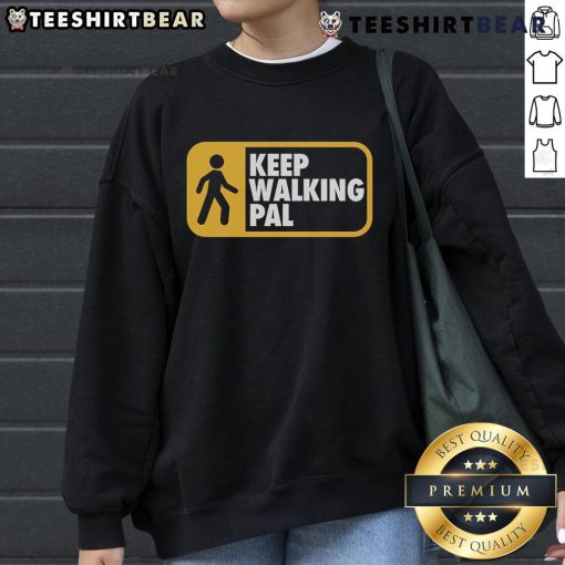 Cozy Top Keep Walking Pal Sweatshirt in vibrant colors, perfect for casual outings and staying stylishly comfortable.