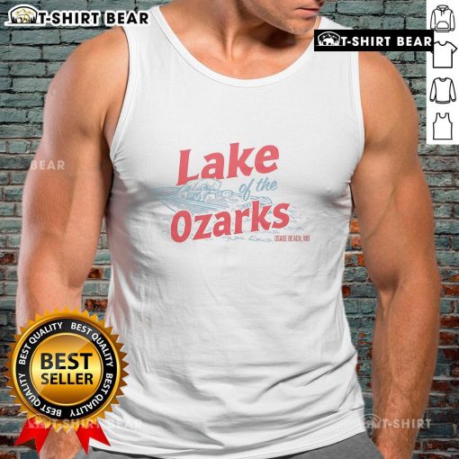 Top Lake of the Ozarks tank top featuring a vibrant design, perfect for summer outings by the lake.